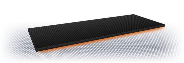 Carbon fiber cover for tool boxes