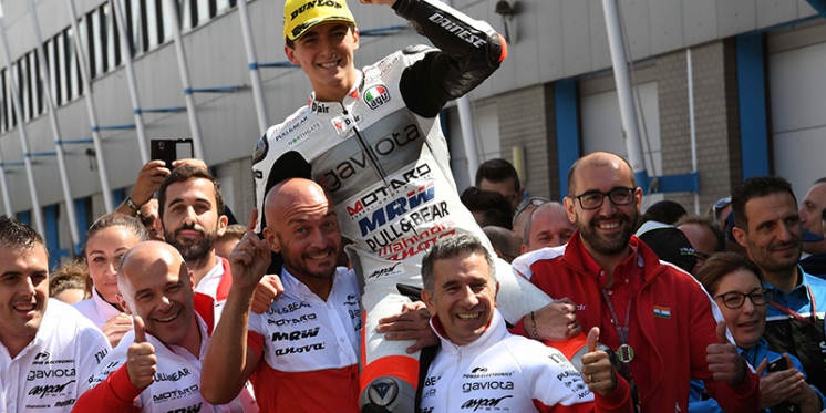 Prima vittoria in carriera per Bagnaia