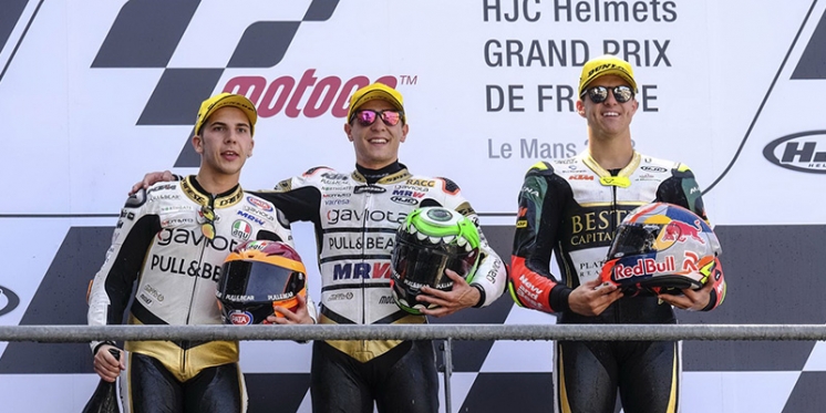Great podium in Le mans #FrenchGP