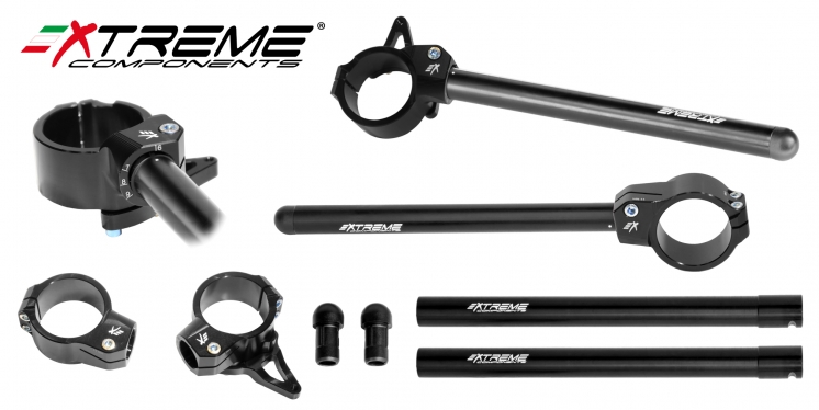 GP HANDLEBARS WITH DAMPER STEERING BRACKET FOR DUCATI PANIGALE V4 / S 2025/2026