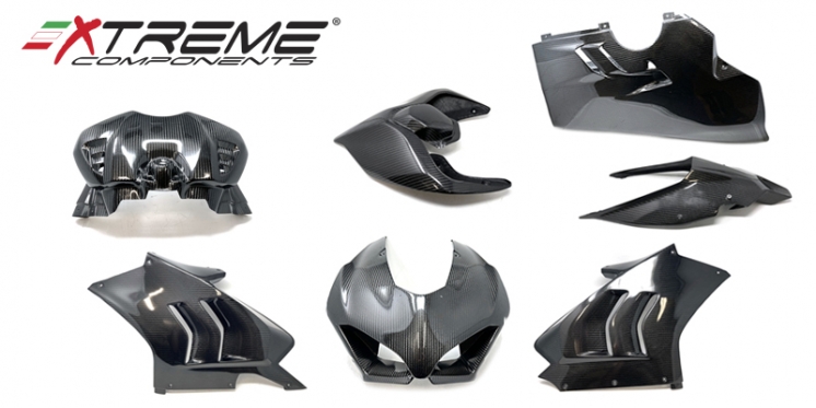 NEW PRODUCT: Twill carbon fiber fairing for Ducati V4/S/R 2022/2023